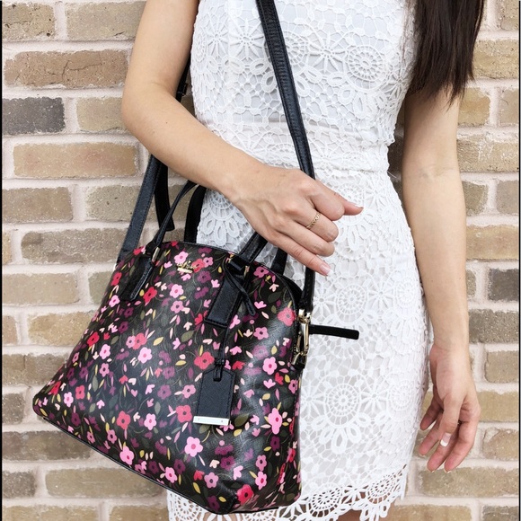 Kate Spade Cameron Street Lottie Satchel Floral - Picture 3 of 7